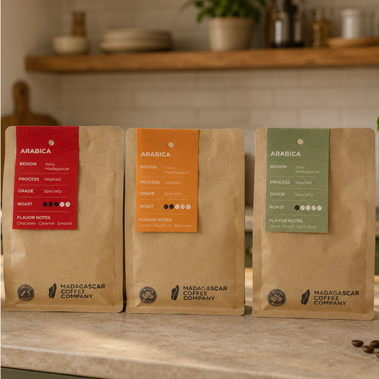Madagascar Specialty Roast Variety Bundle (12 oz x 3 bags!)