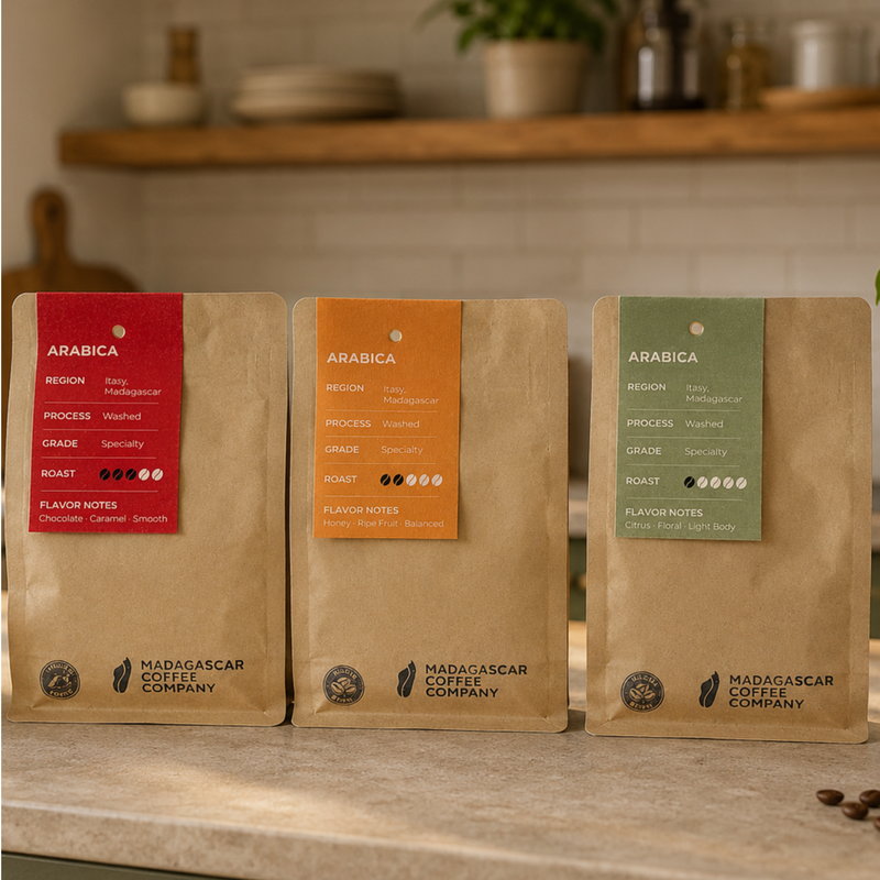 Madagascar Specialty Roast Variety Bundle (12 oz x 3 bags!)